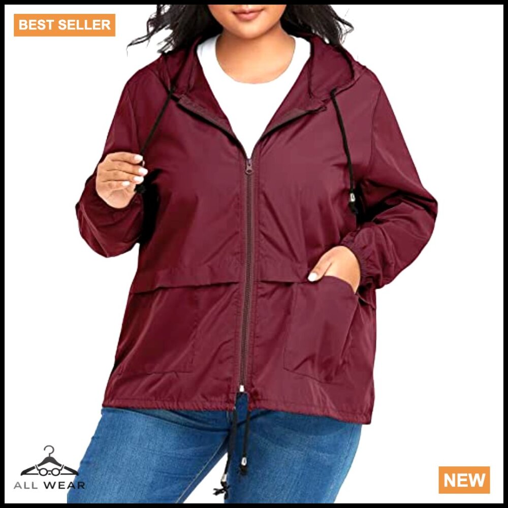 Lightweight Packable Raincoat Waterproof Windbrea… - image 3